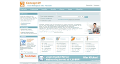 Desktop Screenshot of concept69.de