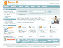 Tablet Screenshot of concept69.de